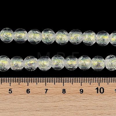 Handmade Foil Lampwork Beads Strands FOIL-K003-06A-10-1