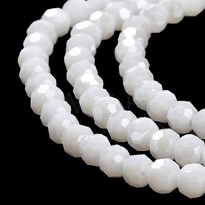 Electroplate Opaque Glass Beads Strands LS-EGLA-A035-P4mm-A01-1