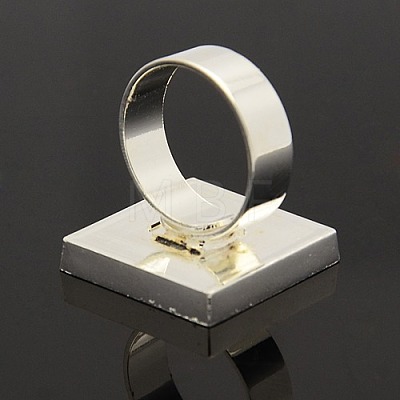 Brass Ring Setting Components X-KK-M015-01S-1