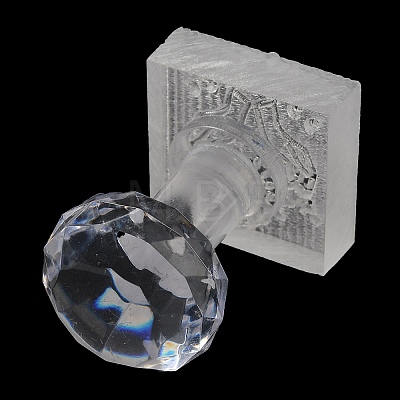 Clear Acrylic Soap Stamps with Handle DIY-XCP0002-91C-1