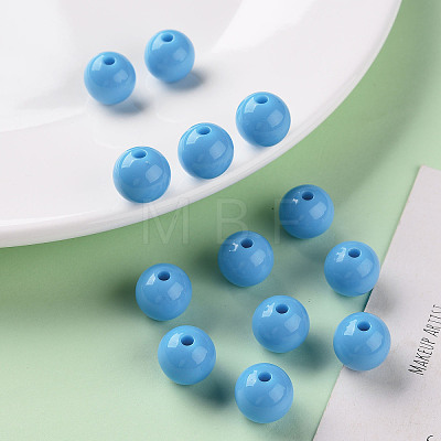 Opaque Acrylic Beads X-MACR-S370-C12mm-8-1