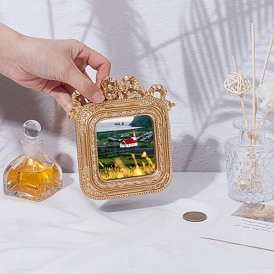 Retro Resin Photo Frame Stand DJEW-SP0001-57B-1
