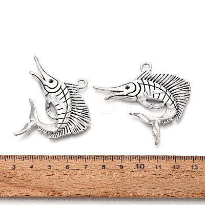 Tibetan Style Alloy Big Pendants TIBE-N014-01AS-1