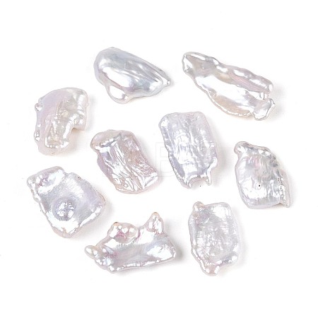 Natural Baroque Keshi Pearl Beads PEAR-S022-04B-1