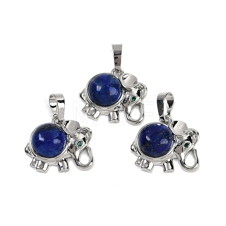 Natural Lapis Lazuli(Dyed) Pendants G-I374-A-P20-1