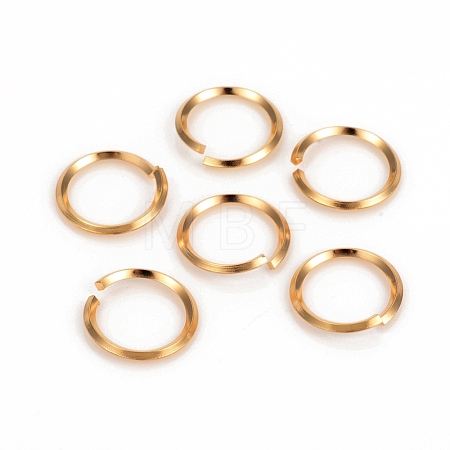 304 Stainless Steel Open Jump Rings STAS-I150-07G-G-1