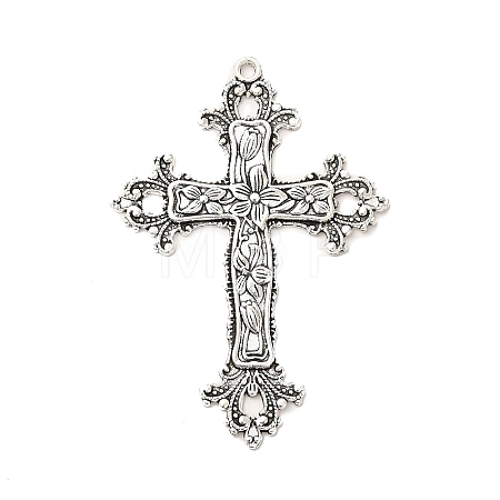 Tibetan Style Alloy Big Pendants FIND-C023-09AS-1