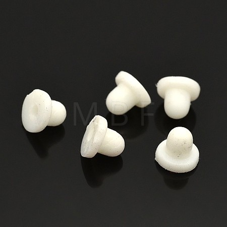 Plastic Clip on Earring Pads X-KY-F002-03-1