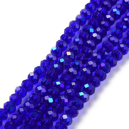 Electroplate Glass Beads Strands LS-EGLA-A034-T8mm-L16-1