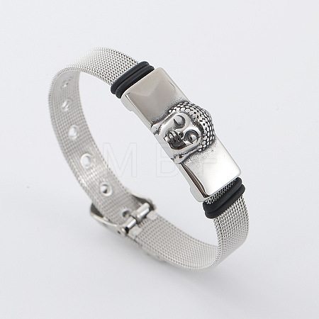 Men's Stainless Steel Watch Band Bracelets MQ6675-1