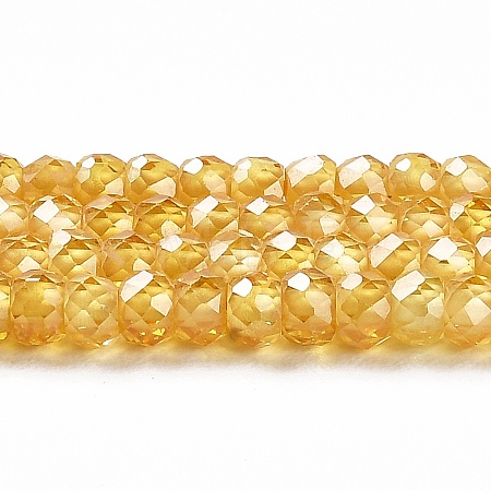 Cubic Zirconia Bead Strands ZIRC-G001-01F-1