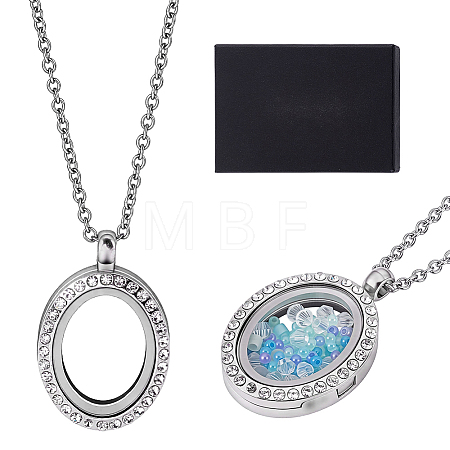 1Pc 304 Stainless Steel Necklace NJEW-NB0001-46-1