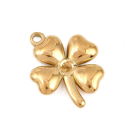 304 Stainless Steel Pendant Rhinestone Settings STAS-K322-08G-1