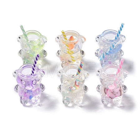 Luminous Translucent Resin Pendants RESI-D057-05-1