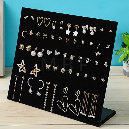Velvet Earring Display Stands CON-PW0001-158B-02-1