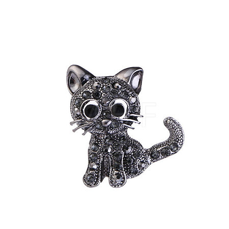 Lovely Cat Brooch PW-WG17179-01-1