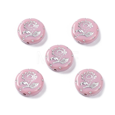 Opaque Acrylic Beads OACR-G016-27B-1