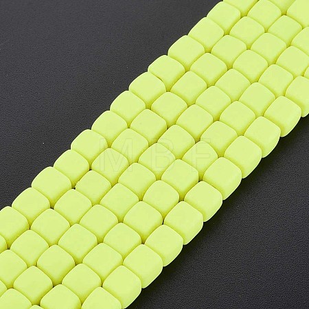 Handmade Polymer Clay Beads Strands X-CLAY-T020-09H-1