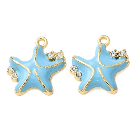 Alloy Enamel Pendants RB-CBAC8D9-03G-02-1