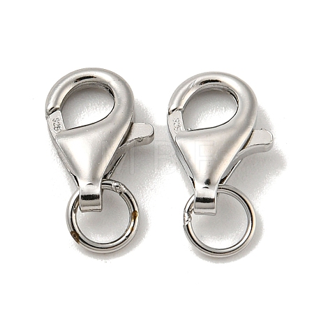 925 Sterling Silver Lobster Claw Clasps STER-K167-074B-P-1