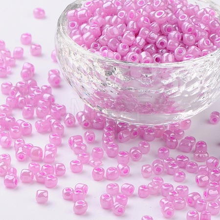 6/0 Glass Seed Beads SEED-US0003-4mm-155-1