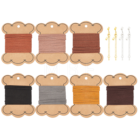 DIY Cord Bracelet Necklace Making Kit DIY-BC0009-48-1