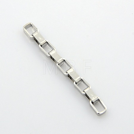 Tarnish Resistant 304 Stainless Steel Box Chains CHS-A003A-5.0mm-1