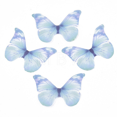 Polyester Fabric Wings Crafts Decoration X-FIND-S322-010C-01-1
