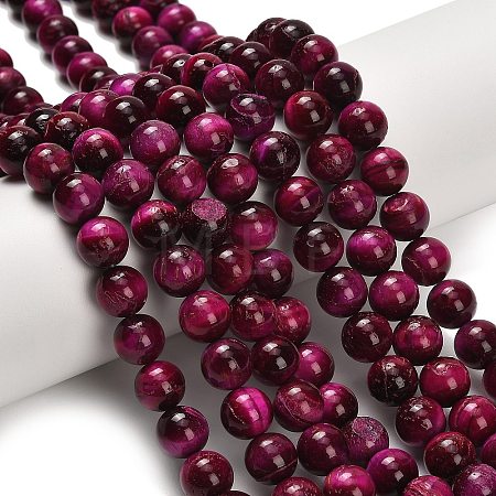 Natural Tiger Eye Beads Strands G-F591-18-10mm-02-1