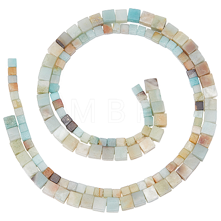 2 Strands 2 Styles Natural Flower Amazonite Beads Strands G-PH0002-53-1