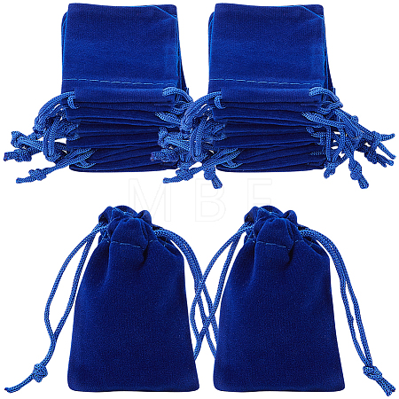 25Pcs Rectangle Velvet Drawstring Pouches TP-BBC0001-04B-01-1