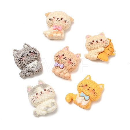 Opaque Resin Cabochons RESI-L050-01C-1