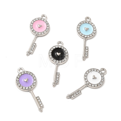 Alloy Enamel Pendants ENAM-B050-08P-1