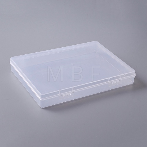 Transparent Polypropylene(PP) Bead Containers CON-WH0087-33-1