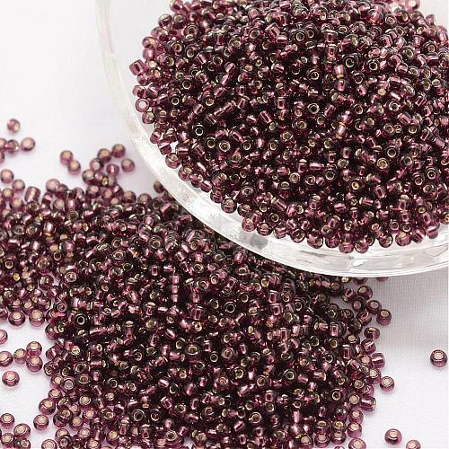 6/0 Transparent Glass Round Seed Beads SEED-J010-F6-57-1