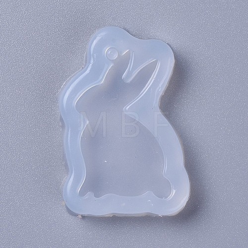 Bunny Pendant Food Grade Silicone Silhouette Molds DIY-L026-043-1