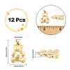 12Pcs Brass Pendants KK-CA0002-13-2