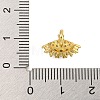 Rack Plating Brass Micro Pave Clear Cubic Zirconia Peg Bails KK-F876-24G-02-3