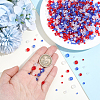 15 Strands 12 Styles Independence Day Electroplate Glass Beads Strands EGLA-PA0001-51-3