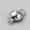 Faceted Glass Flat Round Connector Charms FIND-WH20042-56E-2