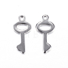 304 Stainless Steel Pendants STAS-N0014-54P-1