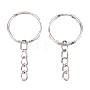 Iron Split Key Rings with Chain FIND-B028-19P-1