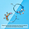 Handmade Lampwork European Large Hole Beads and Glass European Beads LPDL-TA0001-01S-23