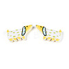 Printed Opaque Resin Beads RESI-N043-04D-3