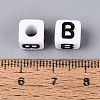 Opaque Acrylic Beads SACR-N020-04A-B-4