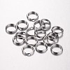 Tarnish Resistant 304 Stainless Steel Split Rings STAS-D438-01-1