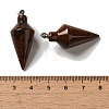 Natural Mahogany Obsidian Pendants G-Z055-02P-04-3