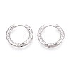 304 Stainless Steel Hoop Earrings STAS-T074-51P-1