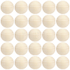 25Pcs Natural Wooden Round Ball WOOD-PA0001-84B-7