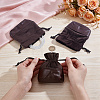 3Pcs Velvet & PU Leather Storage Bags TP-NB0001-89C-3